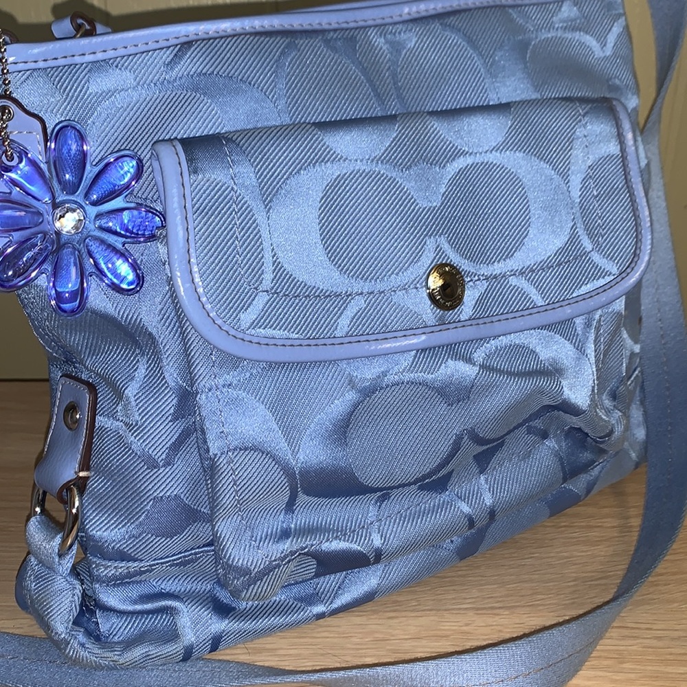 Blue Coach Crossbody